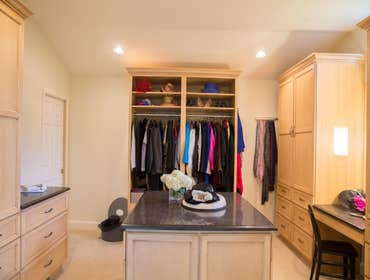 Closet Remodel Installation of cabinetry and closet organizers