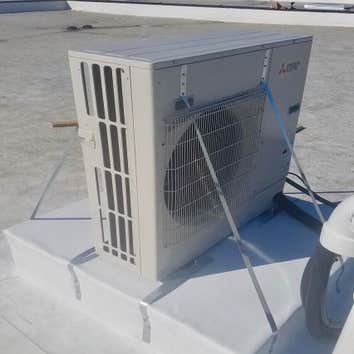 Photos by Mario Flores #1 Clean and professional. Here is an installation on the roof of La Palmera mall.
