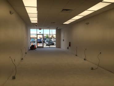 Great Clips Shell SLA demised one large unit into two to accommodate a shell for the new Great Clips tenant at 933 San Mateo. Electrical service, RTUs,