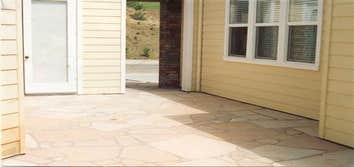 Patio and Walkway