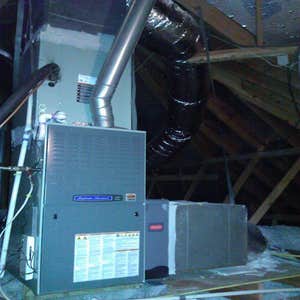 Air Conditioning by Dennis Project Duel fuel, Heat Pump with propane furnace 4ton 16 seer