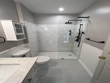 Custom Bathroom Shower Build