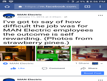 Photos from MAN Electric EC-22857 First of all we had to run electrical outlets brand-new that the owner mr. Woodrow wanted to keep intact was the orig