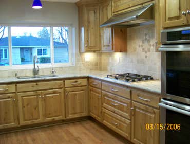 Knotty Alder Custom Kitchen