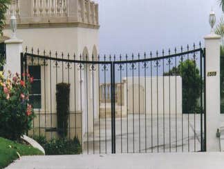 Custom Gates and Fences The Gates and Fences are one of the most important visual features of a home, representing up to a third or even more of the fr