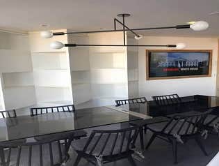 Custom wood bookshelf