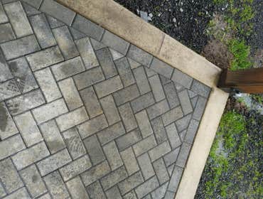 Photos by Show Quality LLC #2 We do pavers. Here is a project that was installed that surrounded the entire perimeter of the home. It had to link tog