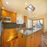 West Seattle Waterfront Beach Drive waterfront, whole home renovation on this West Seattle circa 1937 home. Opened up living space by removing walls, c