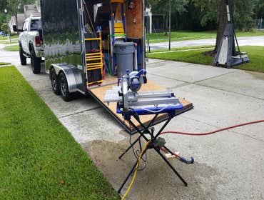 Kriger designs tool setup