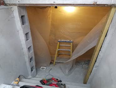 Bilco door installation