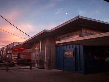 Moon Tower Inn Commercial Restaurant and Beer Micro Brewery from ISBU Shipping Containers