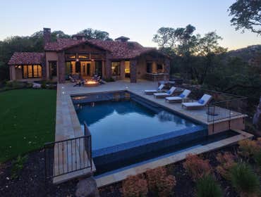 Custom home in wine country New construction