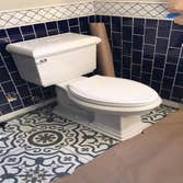Blue Dimensional Tiles on Your Bathroom Backsplash