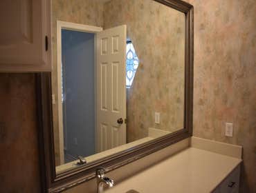 BATHROOM MIRROR FRAMING