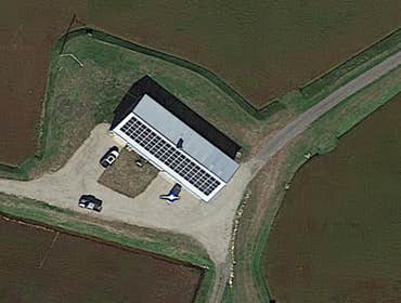 Photos by Plymouth Solar Energy #1 Ground Mounted hillside array