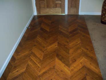 Herringbone Pleat Priory Oak