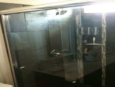 K Morales Construction Project interior remodels of bathrooms
Retaining wall on side of hill
Dual headed custom built shower