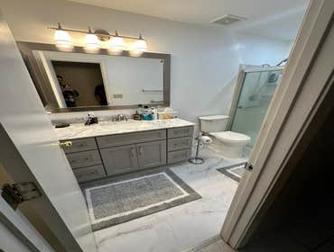 Bathroom remodel + Kitchen refinish project