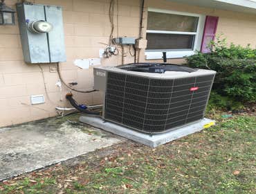 Condenser install