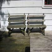 Before Benches and Deck