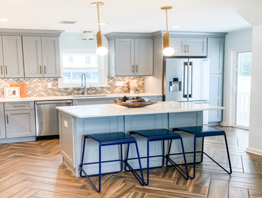 After Photo of Fun, Modern Kitchen Design