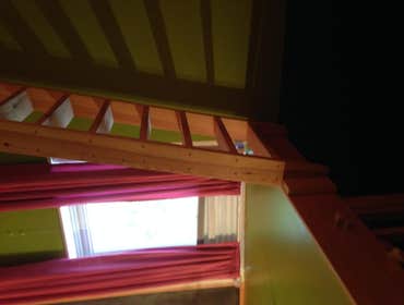 Bedroom with loft