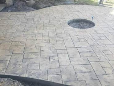 Stamp and Color with a Firepit