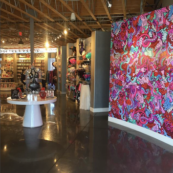 Stained Polished Concrete