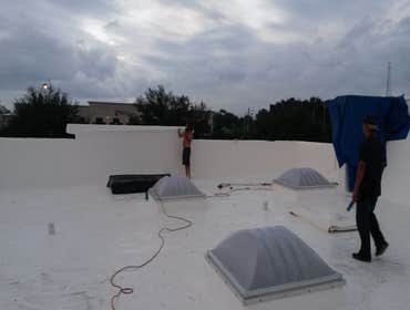 Photo(s) from Precision Roofing Installation Duralast flat roof
