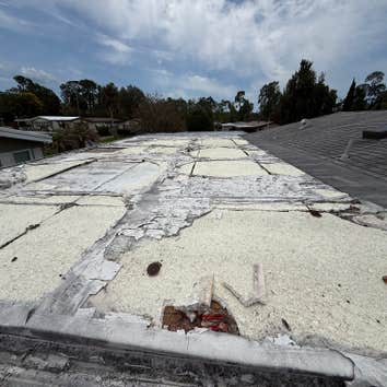Metal Roof Restoration Completed in Central Florida This project included a new standing seam metal roof addition and restoration of an aging metal ins