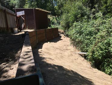 Retaining Wall Job
