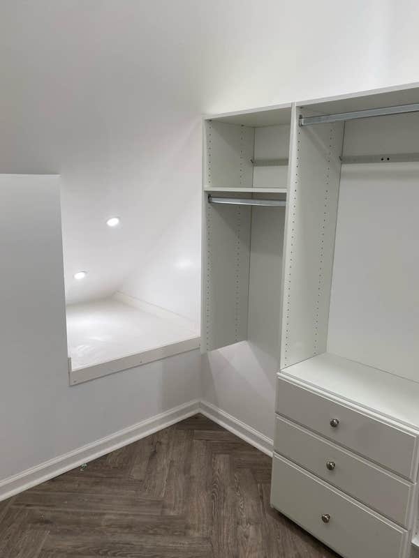 Attic Transformation to Closet