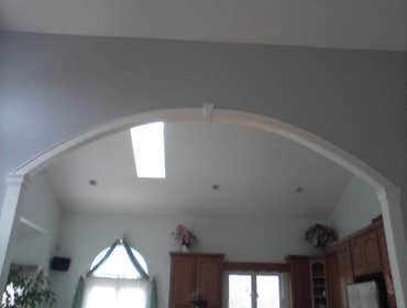 Westport Project Outside stucco and indoor drywall