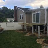 Photos by Malinowski Construction #1 These are some of the decks we have done from simple pressure treated decks to elaborate composite and cable raili