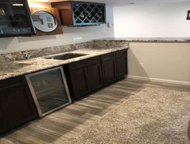 Basement remodel
