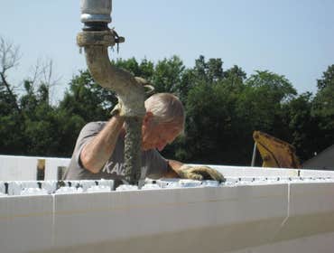 Photos from ICF Installation Associates, LLC The following pictures are taken at various jobs we have done. The first ones are of the basement of an A