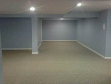 Finished Basement Family Area