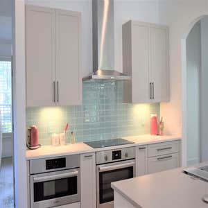 Kitchen and Poweder Bath Clean & Contemporary Kitchen and Powder Bath