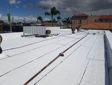 Photos by Abrego's Roofing #1 Installed new engery cap torch down
