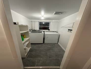 Bathroom & Laundry room