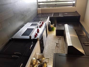 Kitchen remodeling Complete kitchen remodeling
Include tile installation backsplash countertop kitchen cabinet and upgrade electrical and the plu