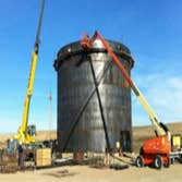 Above ground tank construction