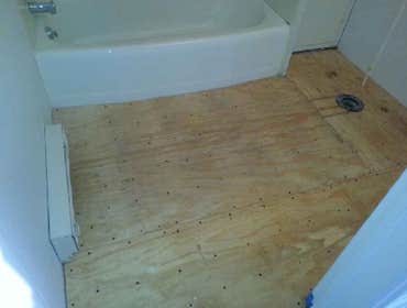 Subfloor installation