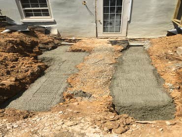 Concrete and footings