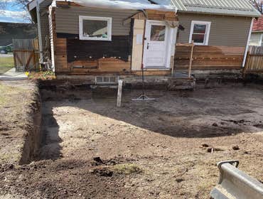 Foundation Extension- House Remodel