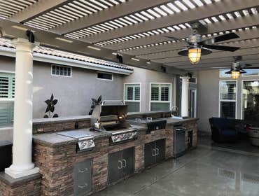 Barbecue island
