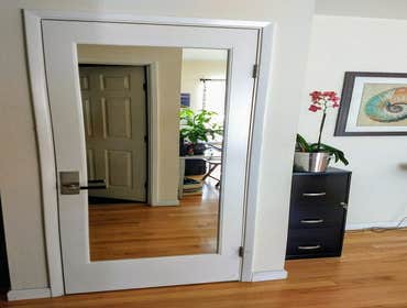 Coat Closet Mirror Reflections
