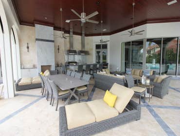 Photos by Mas Design Plan and Construction #1 New home, four bedrooms, study, cabana, 3 car garage