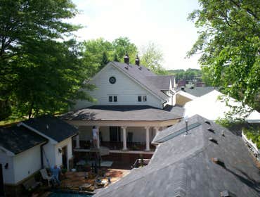 COMPLEX VIEW FROM DECK