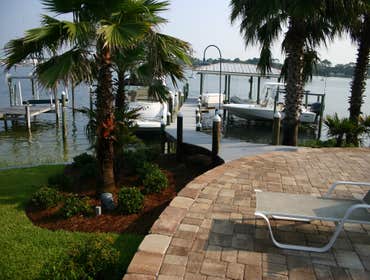 Mr. J Reinhold Outdoor Kitchen, Pool, Dock, and Landscape project